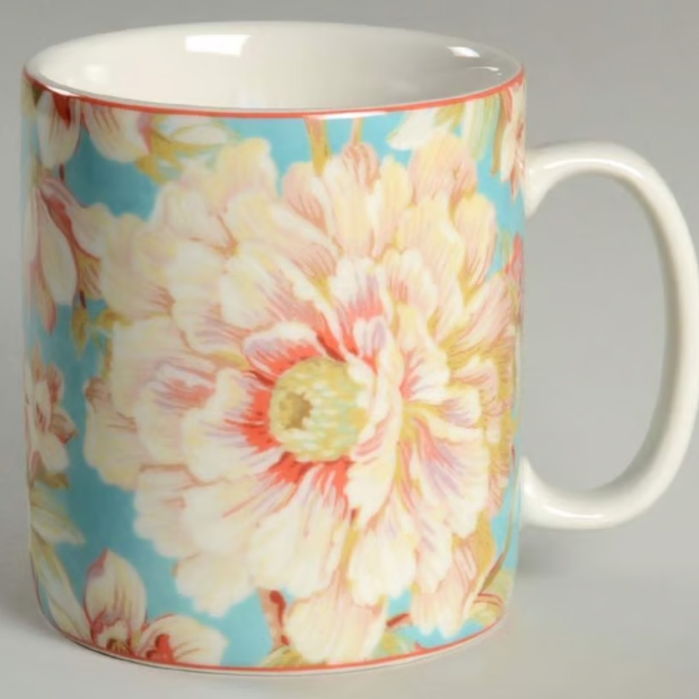222 Fifth Adelaide Turquoise Jumbo Mug